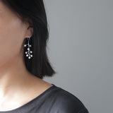 INATURE 925 Sterling Silver Jewelry Elegant Shell Pearl Earrings