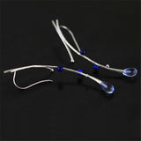 INATURE 925 Sterling Silver Jewelry Lapis Lazuli Tree Branch Long Dangle Earrings