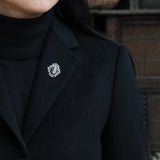 INATURE 925 Sterling Silver Natural Labradorite Brooch Pins