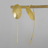 INATURE 925 Sterling Silver The Starry Sky Long Earring Star Moon Drop Earrings