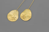 INATURE 925 Sterling Silver Trendy Sway Unique Metal Drop Earrings
