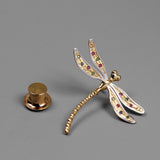 INATURE 925 Sterling Silver Vintage Dragonfly Brooches