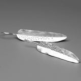 INATURE 925 Sterling Silver Vintage Willow Leaf Long Drop Earrings