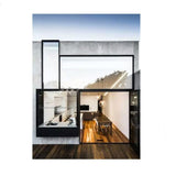 INATURE 925 Sterling Silver White Shell Fashion Square Window Stud Earrings