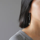 INATURE Good Night 925 Sterling Silver Geometric Bulb Drop Earrings