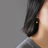 INATURE Good Night 925 Sterling Silver Geometric Bulb Drop Earrings