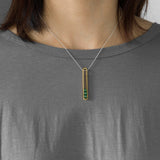 INATURE 925 Sterling Silver Red Coral Beads Pendant Necklace