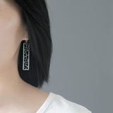 INATURE Simple Fashion Bird on Window 925 Sterling Silver Drop Earrings