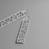 INATURE Simple Fashion Bird on Window 925 Sterling Silver Drop Earrings