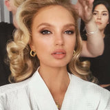 Independent Designer Exquisite Small Dangle Tassel Cross Earrings 925