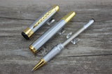 JINHAO 250 Silver and Golden Roller Ball Pen