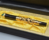 JINHAO Gold / Silver Dragon sculpture barrel roller ball pen