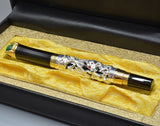 JINHAO Gold / Silver Dragon sculpture barrel roller ball pen