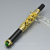 JINHAO Gold / Silver Dragon sculpture barrel roller ball pen