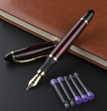 JINHAO X450 BLACK / GOLDEN 0.7mm 18KGP WIDE NIB PEN