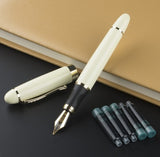 JINHAO X450 BLACK / GOLDEN 0.7mm 18KGP WIDE NIB PEN