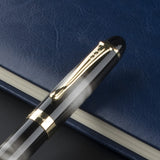 JINHAO X450 BLACK / GOLDEN 0.7mm 18KGP WIDE NIB PEN