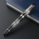 JINHAO X450 BLACK / GOLDEN 0.7mm 18KGP WIDE NIB PEN