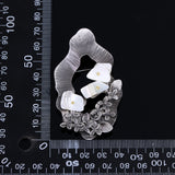 JUJIE Vintage Exquisite Nature Shell Brooch