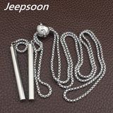 Jeepsoon Fashion Stainless Steel 700mm Long Sweater Chain Necklace NEIFBCBC