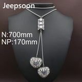 Jeepsoon Fashion Stainless Steel 700mm Necklace NEIFCLCD