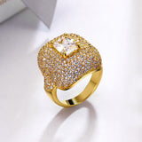 Sparkly Zirconia crystal anillos ring