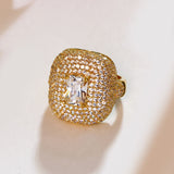 Sparkly Zirconia crystal anillos ring