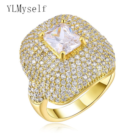 Sparkly Zirconia crystal anillos ring