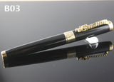 Jinhao 1200 Complete Golden Mesh Roller Ball Pen Dragon Design