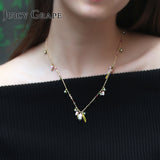 Juicy Grape Australian Design Bell Orchid Necklace