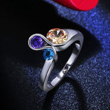 Latest Tread Cutie colorful hot fashion jewelry crystal ring
