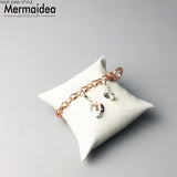 Link Chain Crown Bracelets 2019 Rose Gold Color Classic Gift