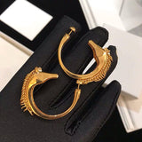 Timeless Strong Statement Horse Animal Shape Dangle Earrings