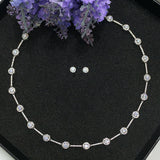 Luxury Classic White Gold Color AAA+ CZ Stone Jewelry Sets