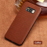 Luxury Genuine Leather All inclusive phone case for Samsung Galaxy S10 S8 S8plus S7 S9 S9plus Note 10 9 a50 a70 30 a8 a7 2018