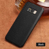 Luxury Genuine Leather All inclusive phone case for Samsung Galaxy S10 S8 S8plus S7 S9 S9plus Note 10 9 a50 a70 30 a8 a7 2018