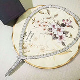 Cubic Zirconia Silver snake Necklace pendant