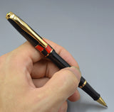 Luxury Picasso brand black metal roller ball pen