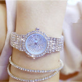 Elegant Dress Quartz  Rhinestone Wristwatch