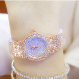 Elegant Dress Quartz  Rhinestone Wristwatch