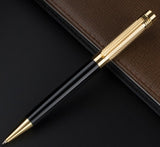 Platinum Golden Slender Carved pattern Ballpoint Pen