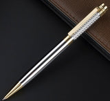 Platinum Golden Slender Carved pattern Ballpoint Pen