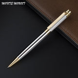 Platinum Golden Slender Carved pattern Ballpoint Pen