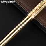 Platinum Golden Slender Carved pattern Ballpoint Pen