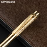 Platinum Golden Slender Carved pattern Ballpoint Pen