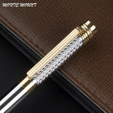 Platinum Golden Slender Carved pattern Ballpoint Pen