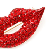 MIEG Sexy Red Lip Brooches