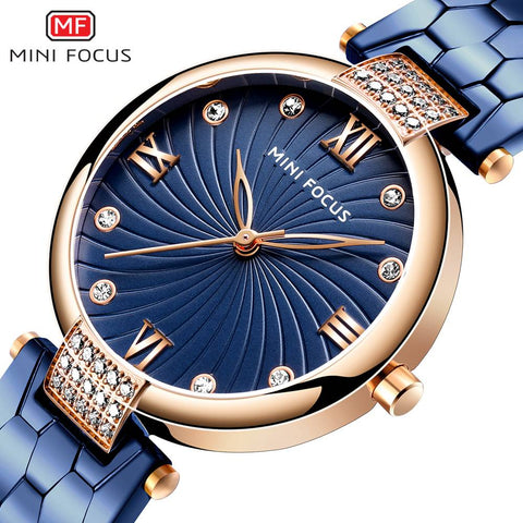 MINIFOCUS Modern Fashion Blue Quartz Watch