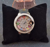 Mashaliu crystal diamond Genuine leather watches