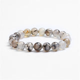 Meajoe Natural Stone Love Purple Bead Bracelet Vintage Charm Round Chain Beads Bracelets